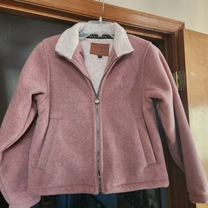Outback Trading Company Pink/Lt. Mauve Fleece Jacket - SZS